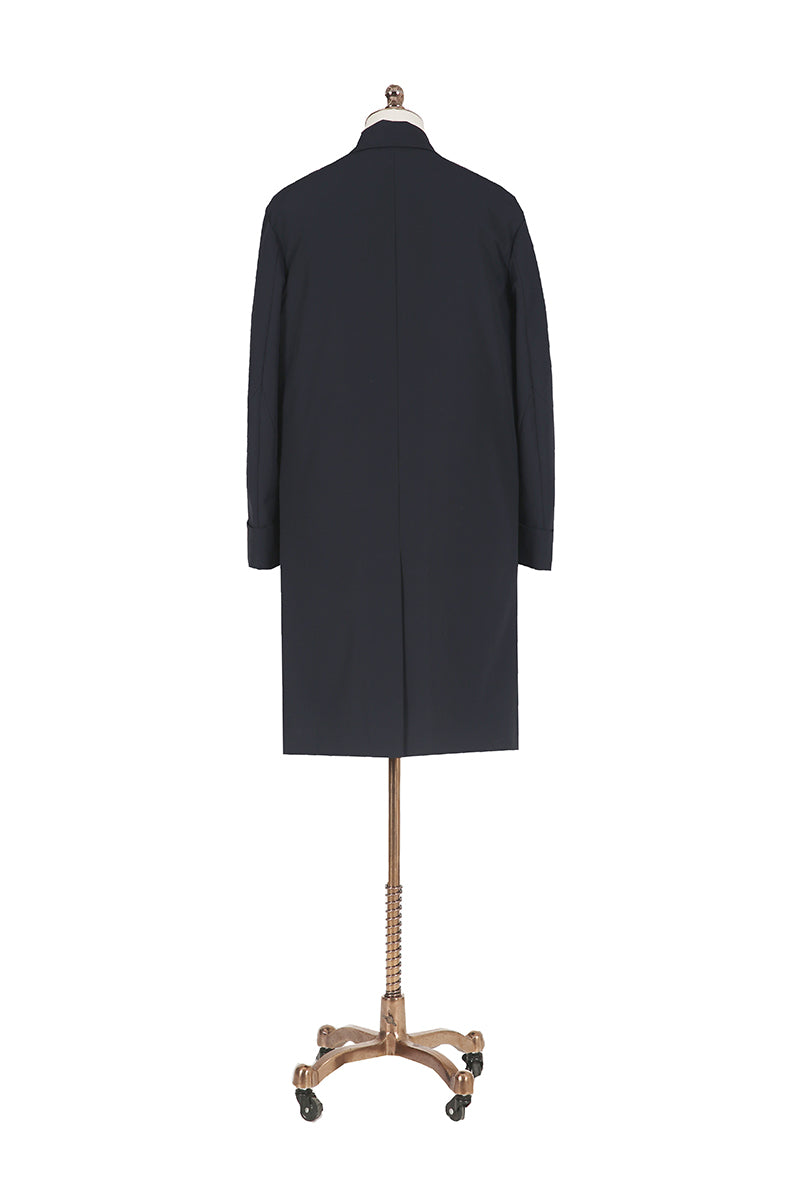 Nico Navy Technical Overcoat