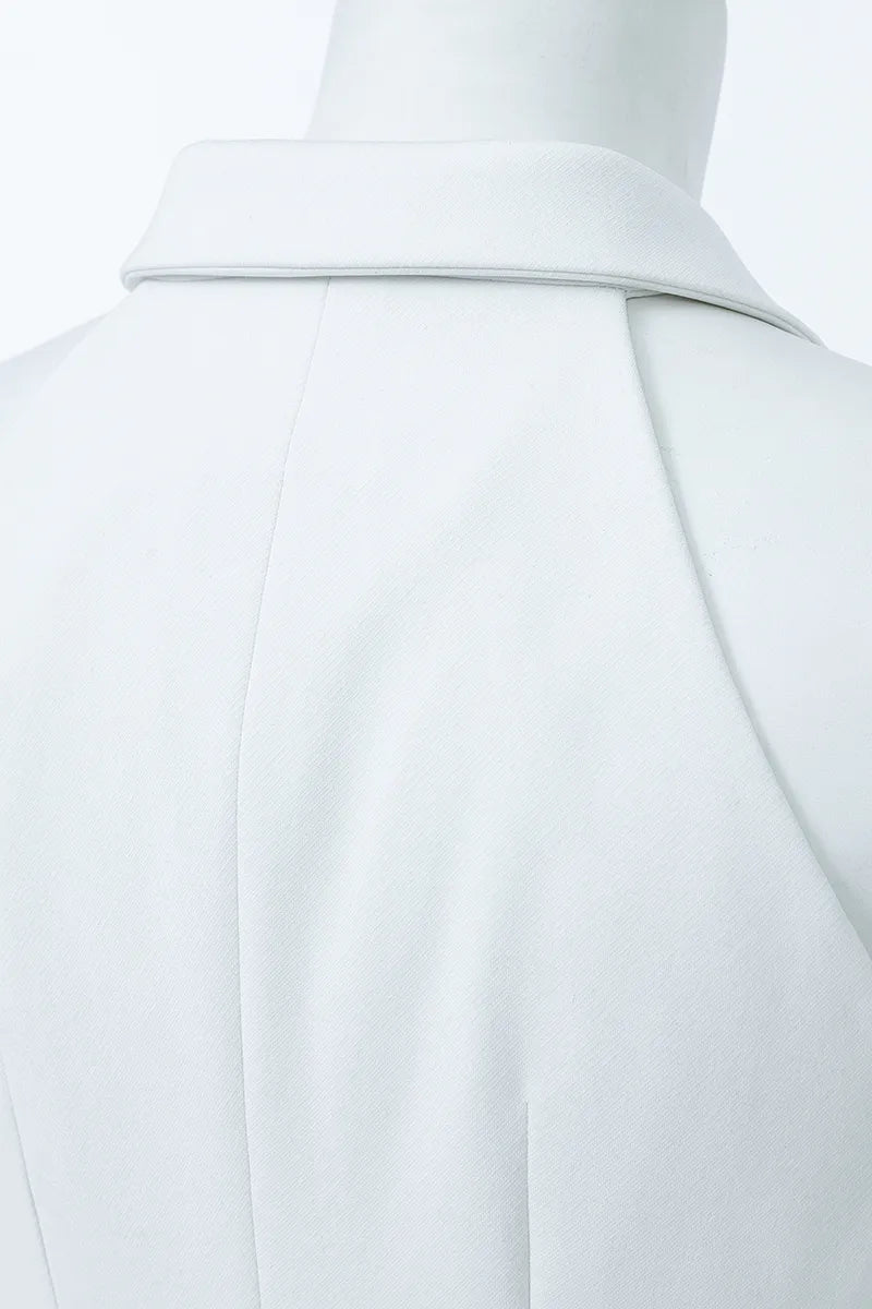 Isabella Roma White Halter Vest