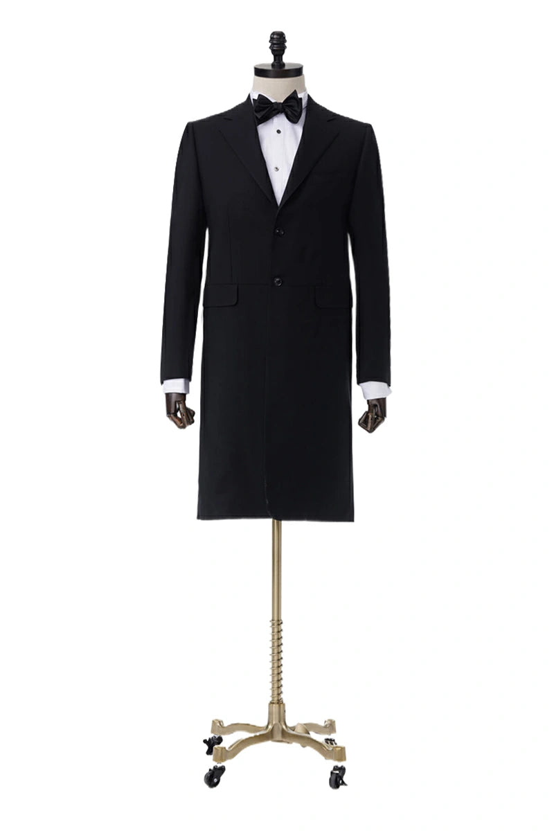 Kapota Jacket Kapota Coat Long Blac Jacket Overcoat Custom Made