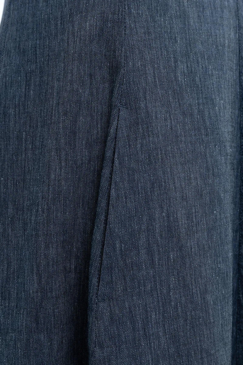 Marina Blue V Neck Maxi Dress