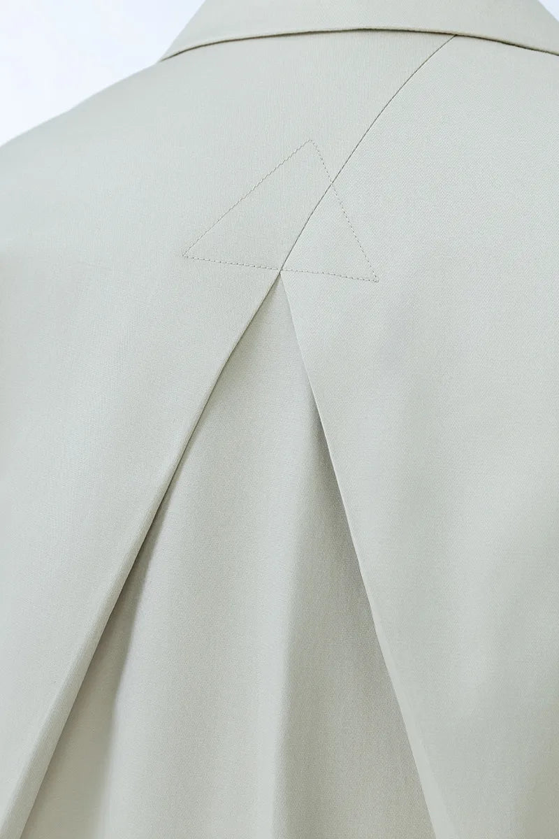 Monaco Cream Stretch Cotton Jacket