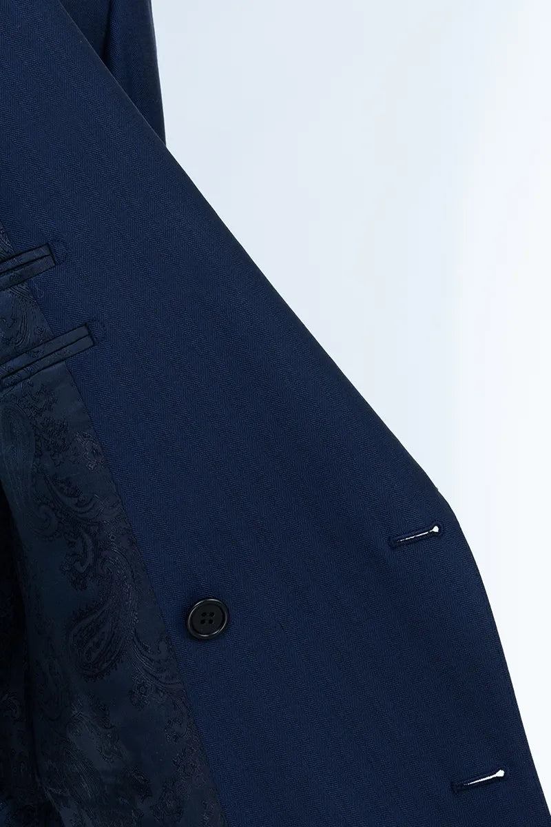 Santa Monica Dark Blue Stripe Blazer