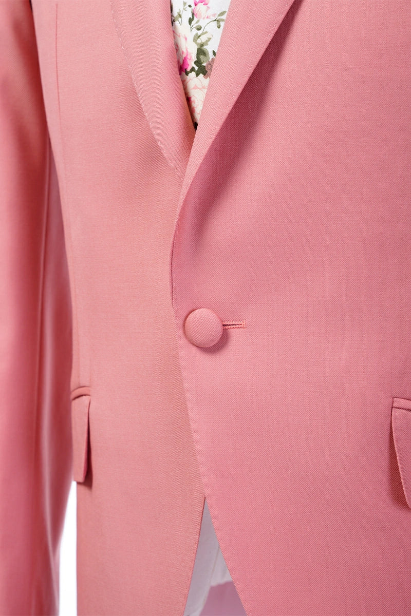 Venice Rose 3-Piece Wool Suit