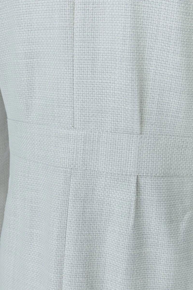 Milano Off White Plaid Cotton Wool Sport Coat