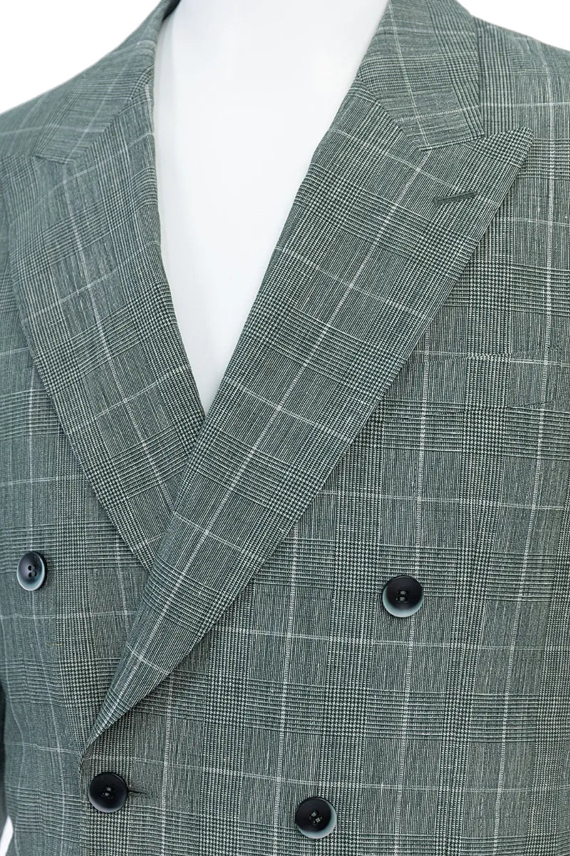 Greenwich Plaid Linen Blend Sport Coat
