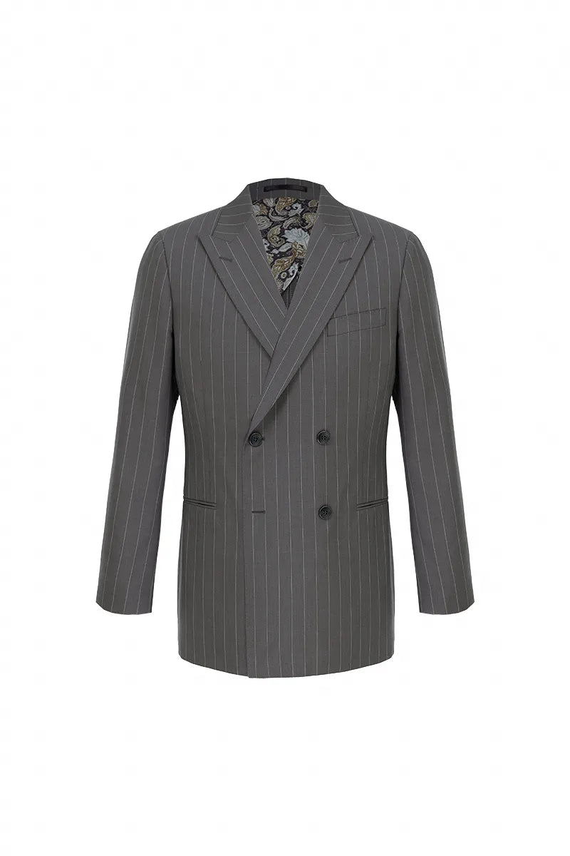 Pacific Grove Coffee Stripe Suit