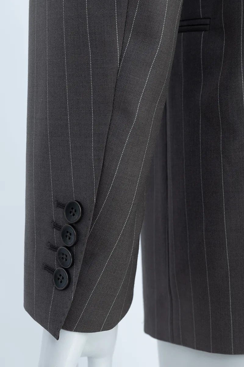 Pacific Grove Coffee Stripe Suit