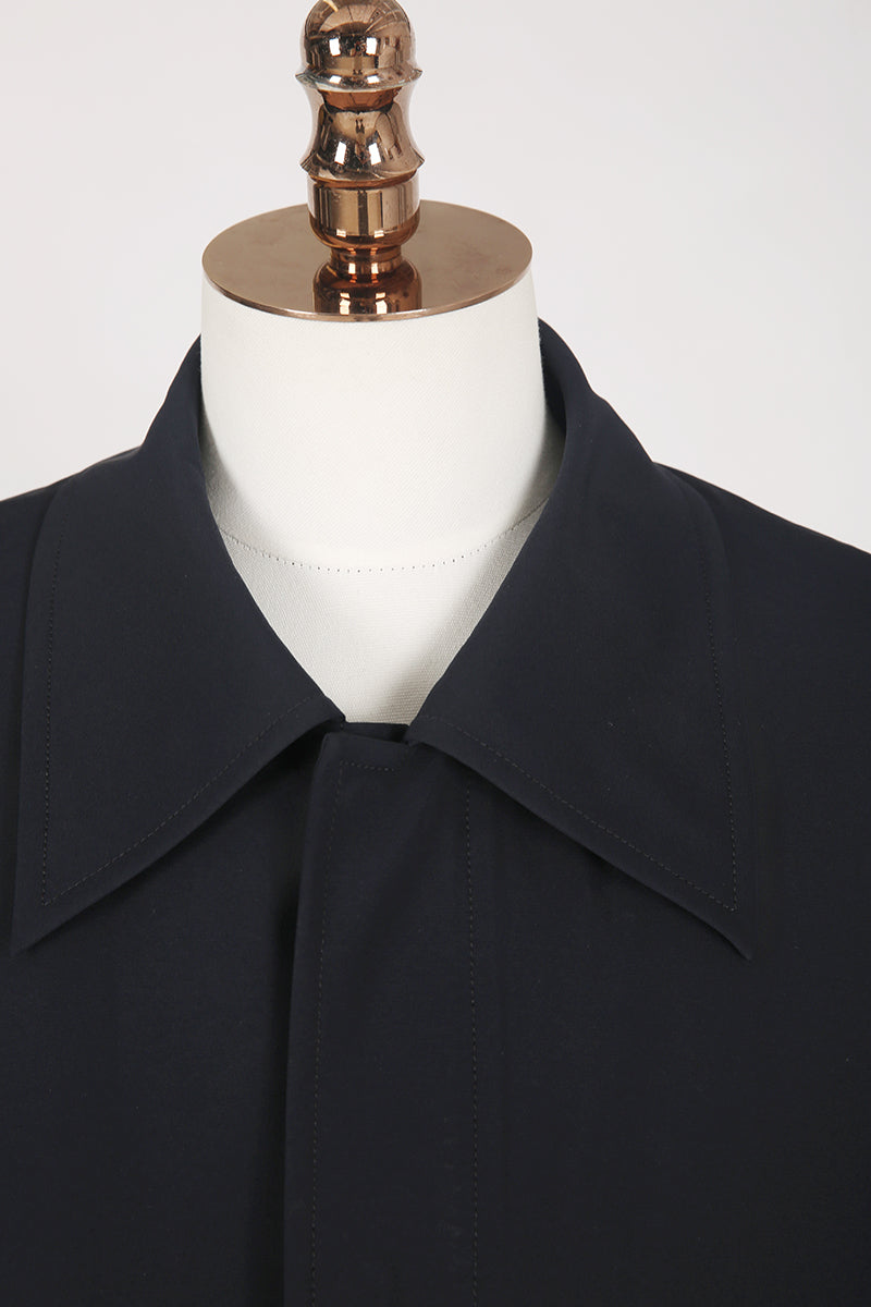 Nico Navy Technical Overcoat
