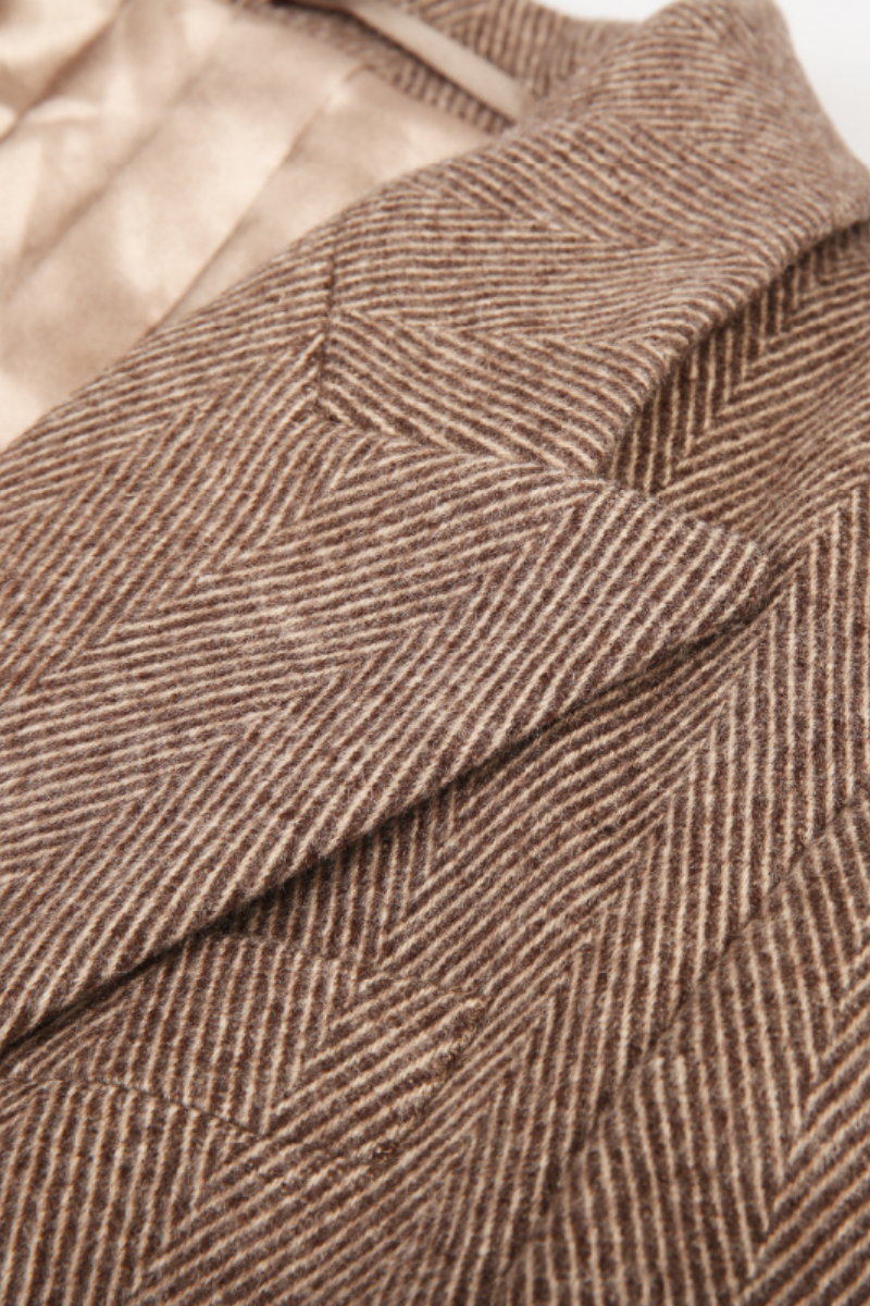 Clara Coffee Wool Overcoat