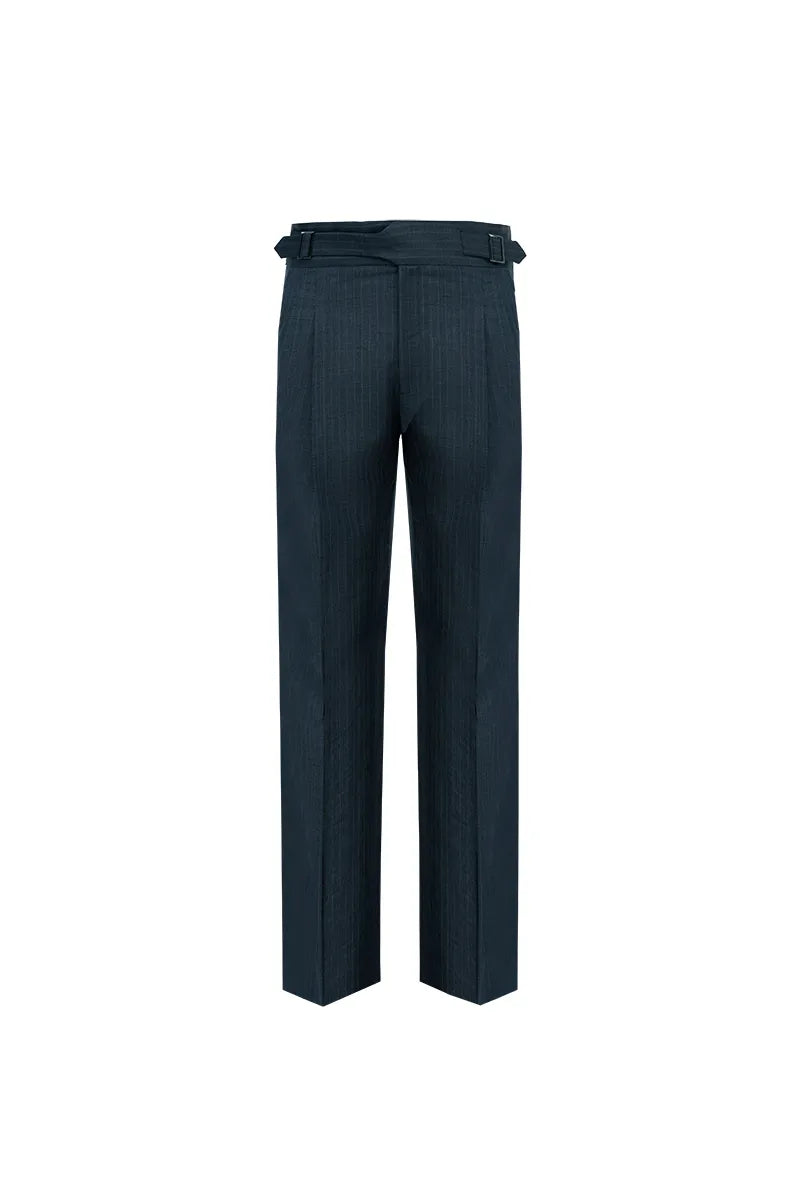 Heritage Gray Stripe Wool Suit