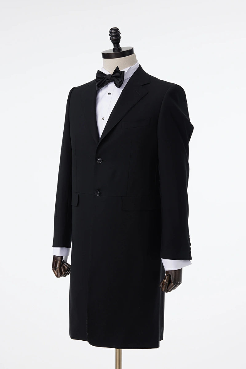 Kapota Jacket Kapota Coat Long Blac Jacket Overcoat Custom Made