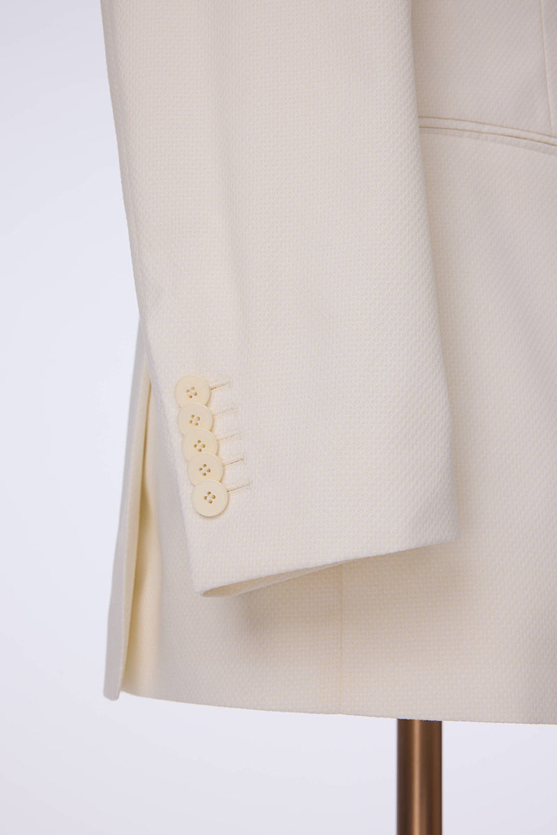 White Wool Tuxedo Slim Fit tailored available in made to measure option ,custom made tailored suits in all colors fitted to you, jacquard tuxedos for wedding (4)