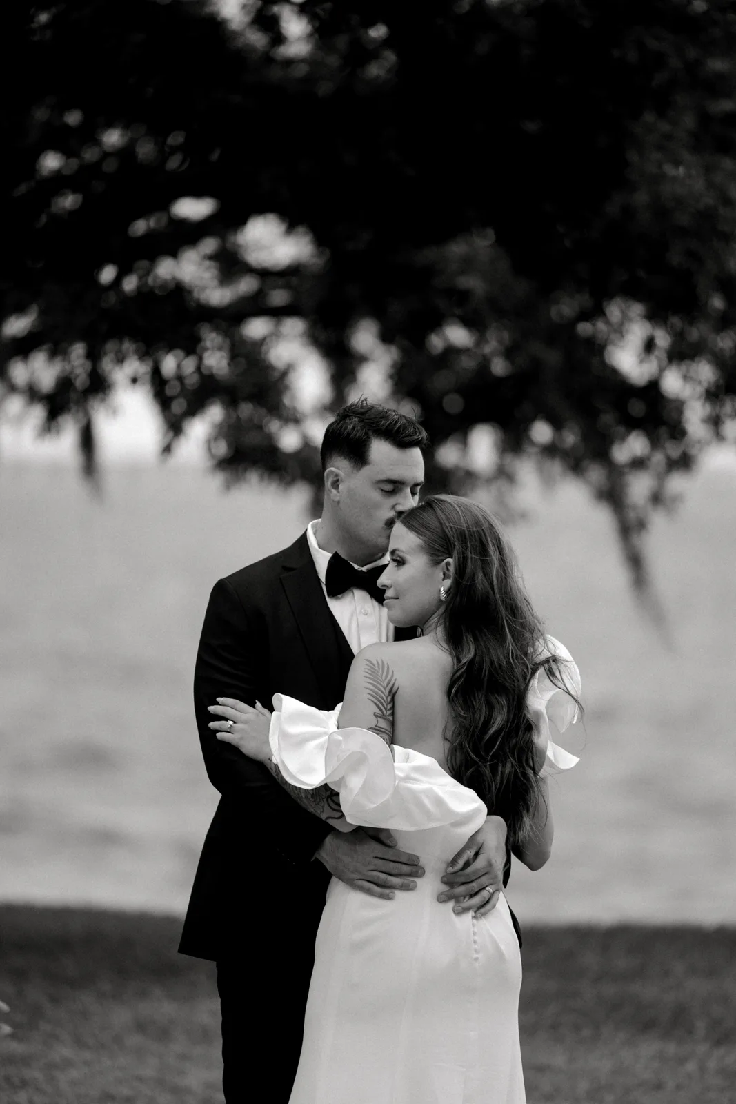 Custom tuxedo for a Jacksonville Beach oceanfront wedding