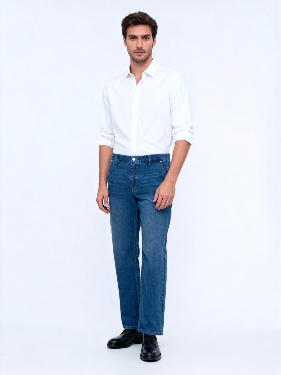 Denim pants ZT-00487, view 2
